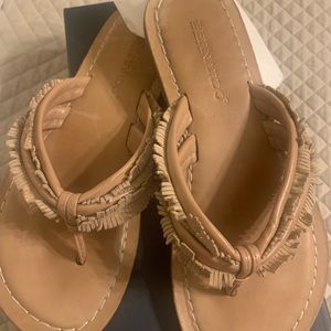 Bernardo sandals blush calf suede